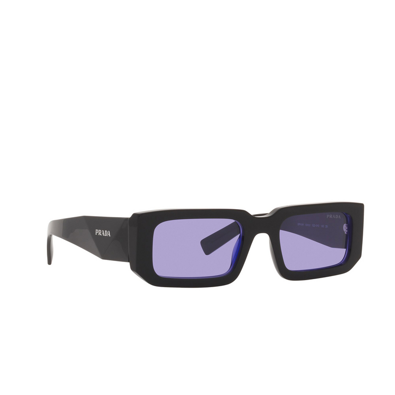 Prada PR 06YS Sunglasses 02Z01O black / blue - 2/4