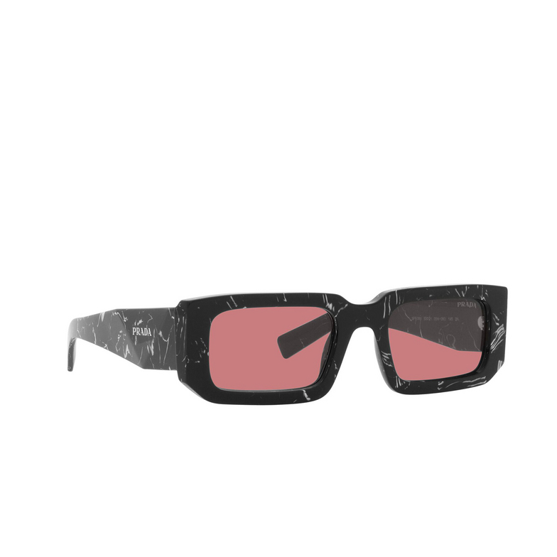 Prada PR 06YS Sunglasses 05W06O abstract black / white - 2/4
