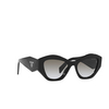 Prada PR 07YS Sunglasses 1AB0A7 black - product thumbnail 2/4