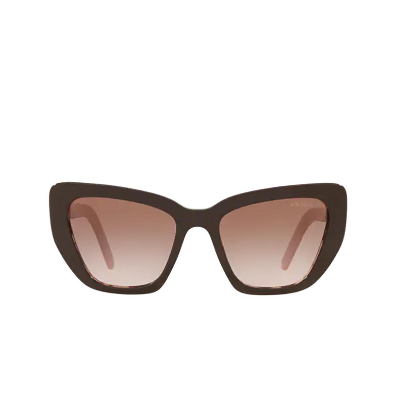 Prada PR 08VS Sunglasses ROL0A6 brown / spotted pink - 1/4