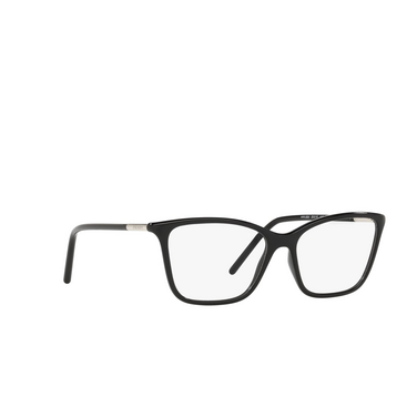 Prada PR 08WV Eyeglasses 1ab1o1 black - three-quarters view