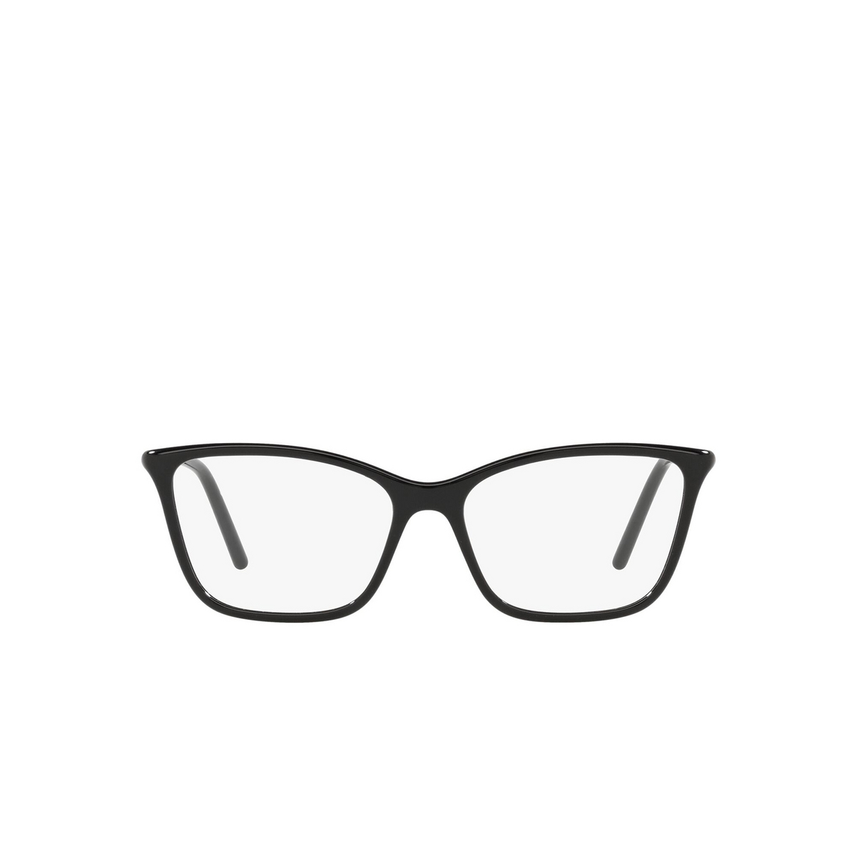 Prada PR 08WV Eyeglasses 1AB1O1 Black - front view