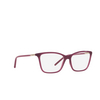 Prada PR 08WV Eyeglasses 2BM1O1 opal bordeaux - product thumbnail 2/4