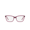 Prada PR 08WV Eyeglasses 2BM1O1 opal bordeaux - product thumbnail 1/4