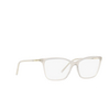 Prada PR 08WV Eyeglasses TWH1O1 opal grey - product thumbnail 2/4