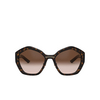 Prada PR 08XS Sunglasses 2AU6S1 havana - product thumbnail 1/4