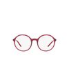 Prada PR 09WV Eyeglasses 2BM1O1 opal bordeaux - product thumbnail 1/4