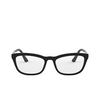 Prada® Rectangle Eyeglasses: PR 10VV color Black 1AB1O1 - product thumbnail 1/3.
