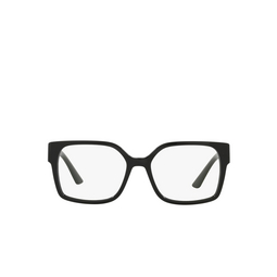 Prada® Square Eyeglasses: PR 10WV color Black 1AB1O1.
