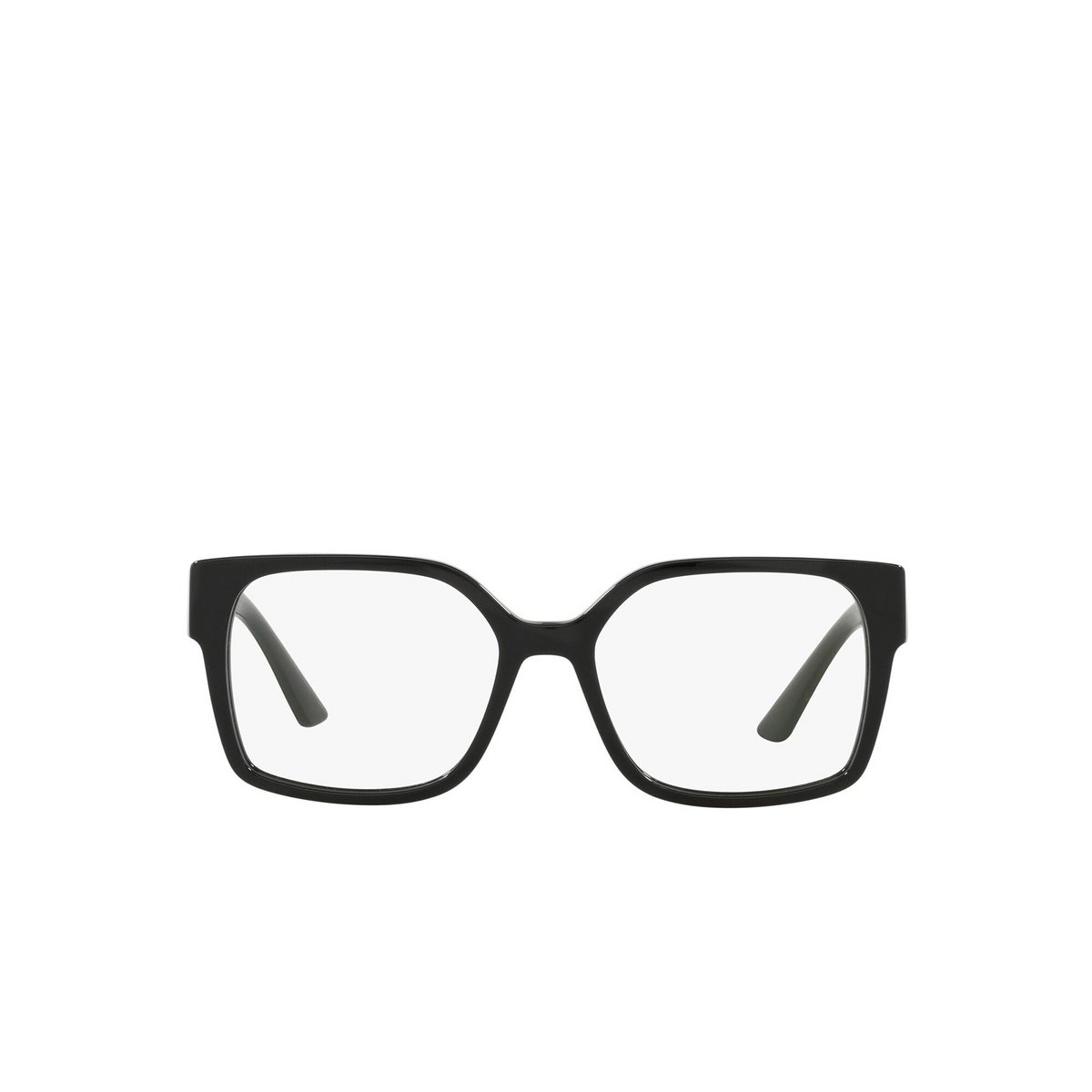 Prada PR 10WV Eyeglasses 1AB1O1 Black - front view