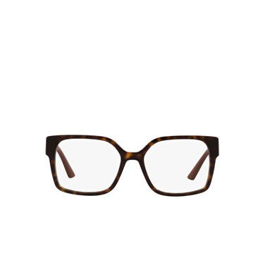 Prada PR 10WV Eyeglasses 2au1o1 dark havana - front view