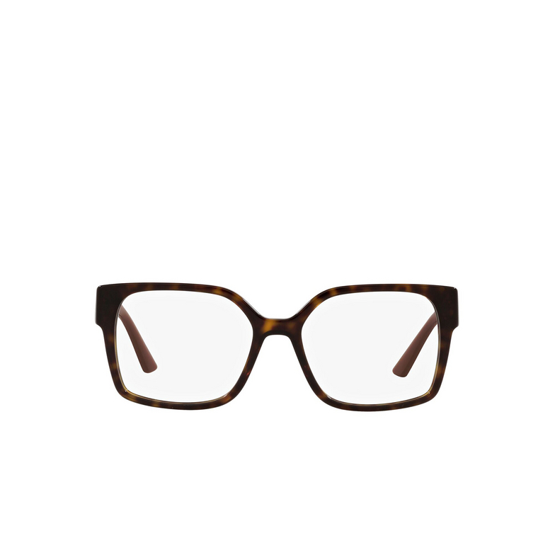 Prada PR 10WV Eyeglasses 2AU1O1 dark havana - 1/4