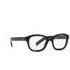 Prada PR 11WV Eyeglasses 2AU1O1 dark havana - product thumbnail 2/4