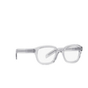 Prada PR 11WV Eyeglasses U431O1 crystal grey - product thumbnail 2/4