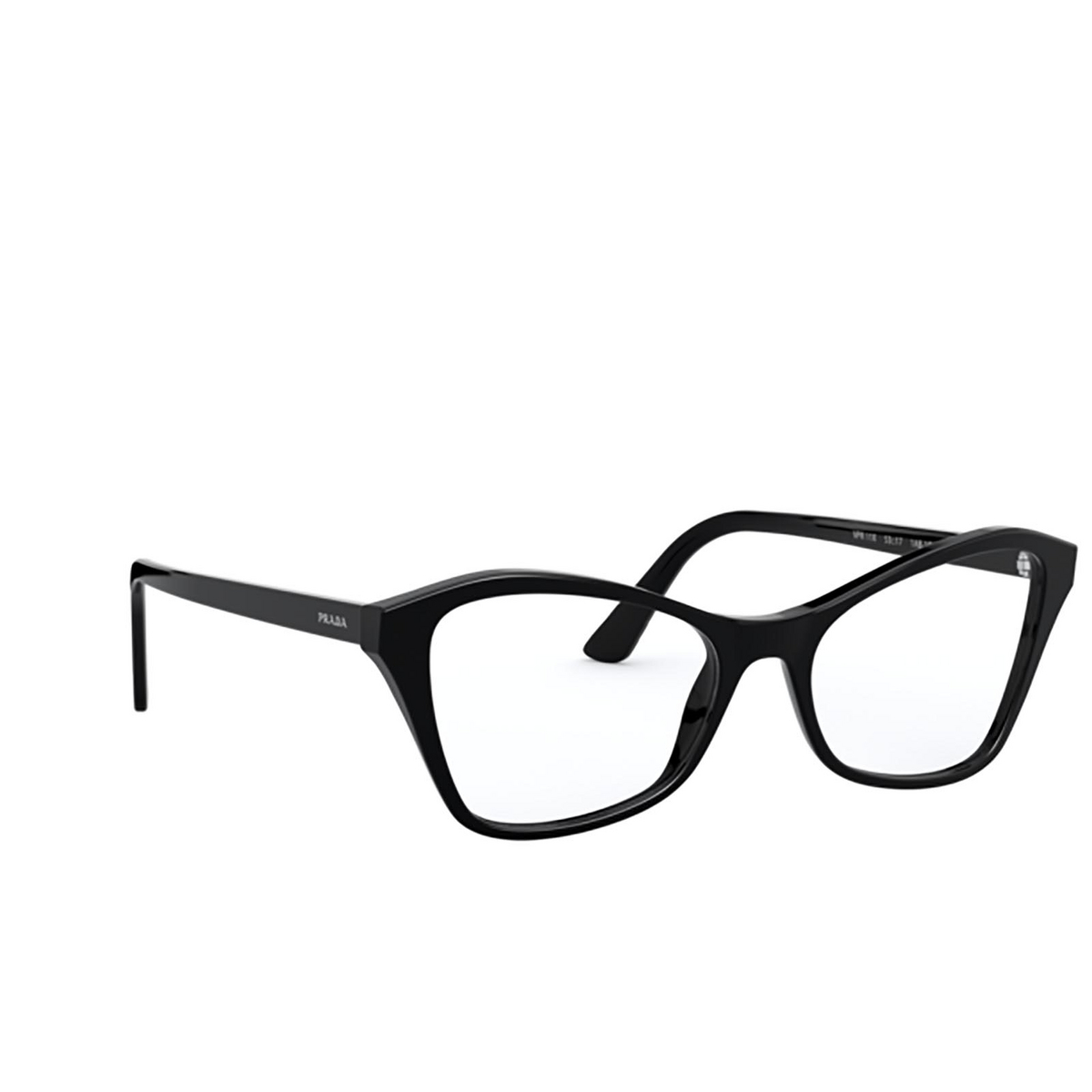 Prada® Butterfly Eyeglasses: PR 11XV color Black 1AB1O1 - 2/3.