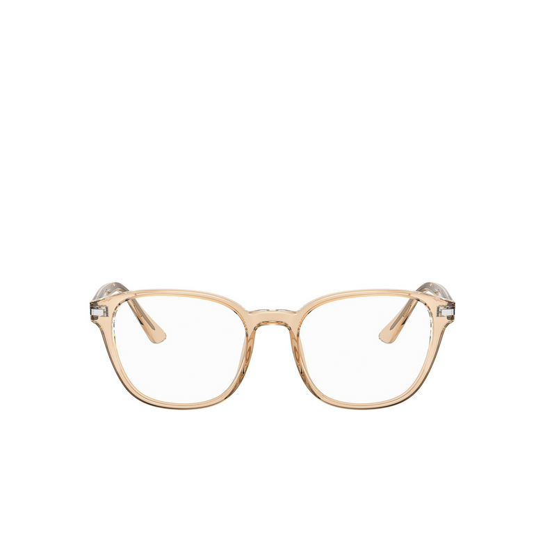 Prada PR 12WV Eyeglasses 01N1O1 amber crystal - 1/4