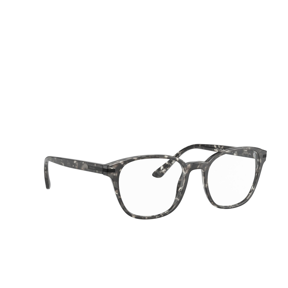 Prada PR 12WV Eyeglasses VH31O1 Matte Grey Tortoise - three-quarters view