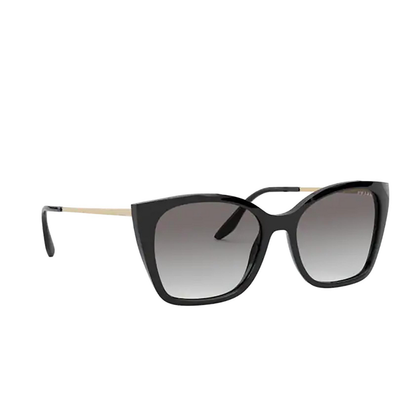 Prada PR 12XS Sunglasses 1AB0A7 black - 2/4