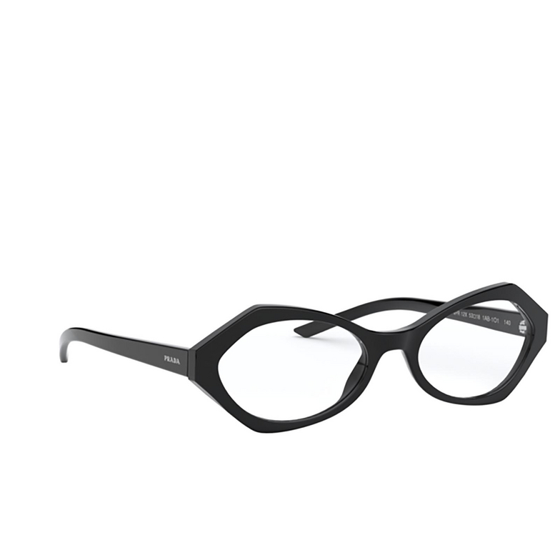 Prada PR 12XV Eyeglasses 1AB1O1 black - 2/4