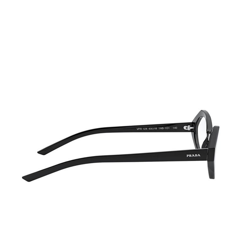 Prada PR 12XV Eyeglasses 1AB1O1 black - 3/4