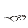 Prada® Irregular Eyeglasses: PR 12XV color Havana 2AU1O1 - product thumbnail 2/3.