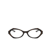 Prada® Irregular Eyeglasses: PR 12XV color Havana 2AU1O1 - product thumbnail 1/3.