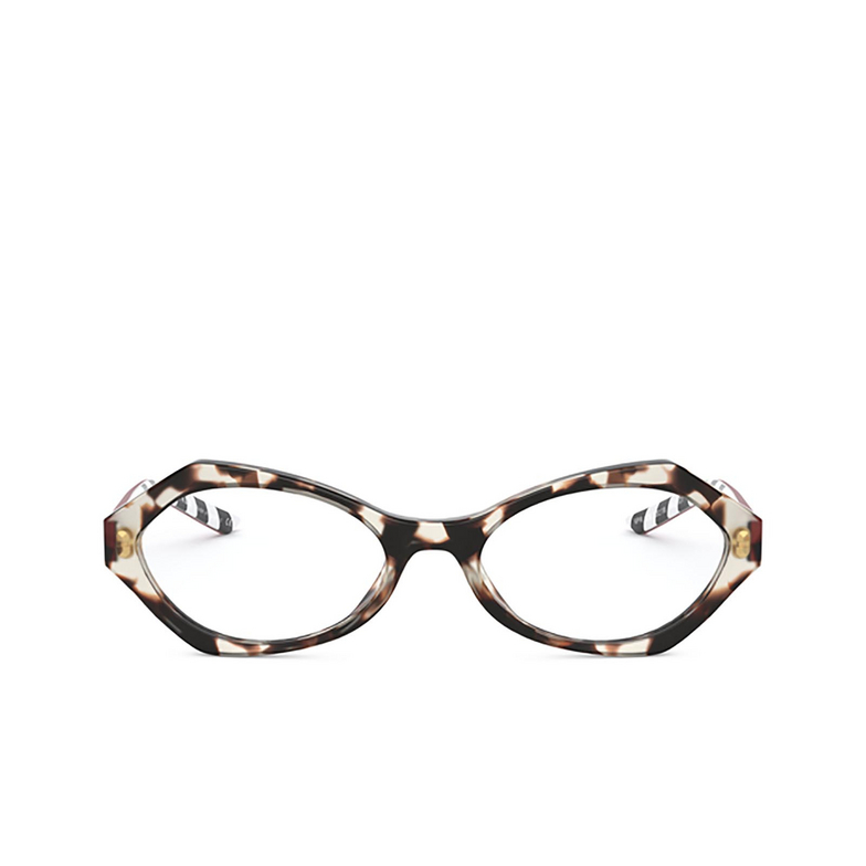 Prada PR 12XV Eyeglasses UAO1O1 spotted opal brown - 1/4