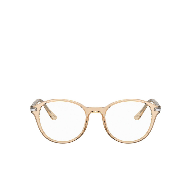 Prada PR 13WV Eyeglasses 01N1O1 crystal amber - 1/4