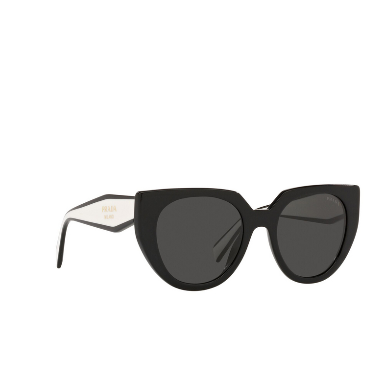 Prada PR 14WS Sunglasses 09Q5S0 black / talc - 2/4