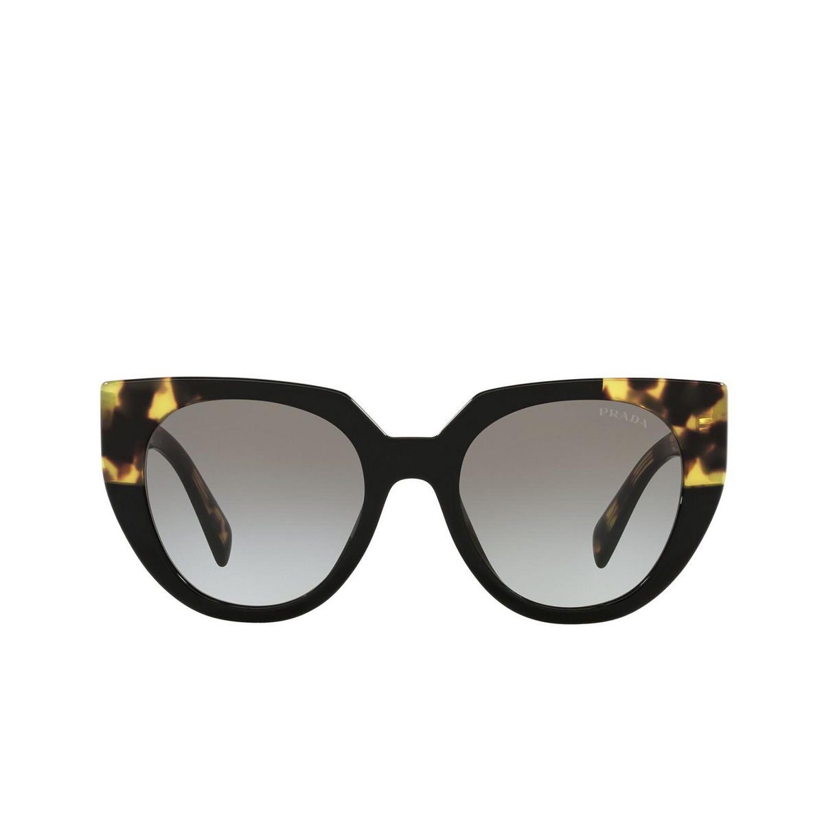 Prada PR 14WS Sunglasses 3890A7 Black / Medium Tortoise - front view