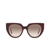 Prada PR 14WS Sunglasses VIY1L0 garnet - product thumbnail 1/4