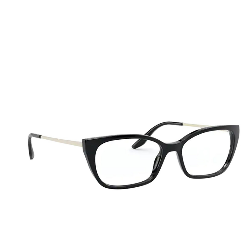 Prada PR 14XV Eyeglasses 1AB1O1 black - 2/4