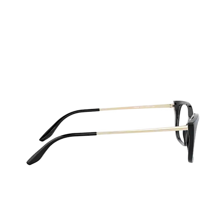 Prada PR 14XV Eyeglasses 1AB1O1 black - 3/4