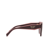 Prada PR 15WS Sunglasses 1221L0 opal garnet - product thumbnail 3/4