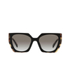 Prada PR 15WS Sunglasses 3890A7 black/ medium tortoise - product thumbnail 1/4