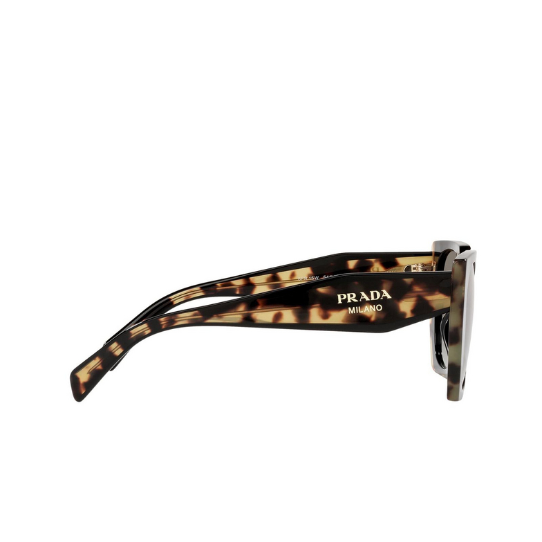 Prada PR 15WS Sunglasses 3890A7 black/ medium tortoise - 3/4