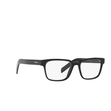 Prada PR 15WV Korrektionsbrillen 1AB1O1 black - Dreiviertelansicht