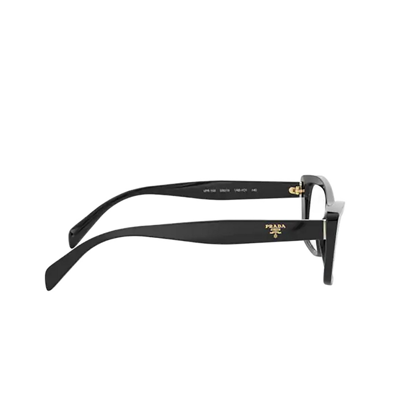 Prada PR 15XV Eyeglasses 1ab1o1 black - 3/4