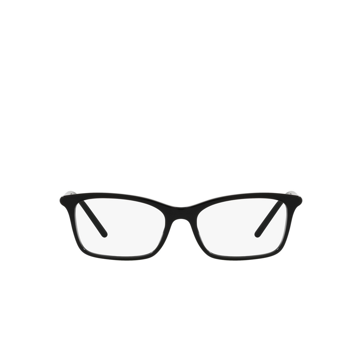 Prada PR 16WV Eyeglasses 1AB1O1 Black - front view