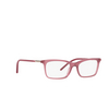 Prada PR 16WV Eyeglasses 2BM1O1 opal bordeaux - product thumbnail 2/4