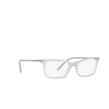 Prada PR 16WV Korrektionsbrillen TWH1O1 opal grey - Dreiviertelansicht
