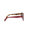 Prada PR 16XS Sunglasses UAN3M1 red - product thumbnail 3/4