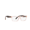Prada PR 18TV Eyeglasses 5381O1 crystal pink - product thumbnail 2/4