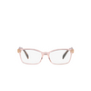 Prada PR 18TV Eyeglasses 5381O1 crystal pink - product thumbnail 1/4
