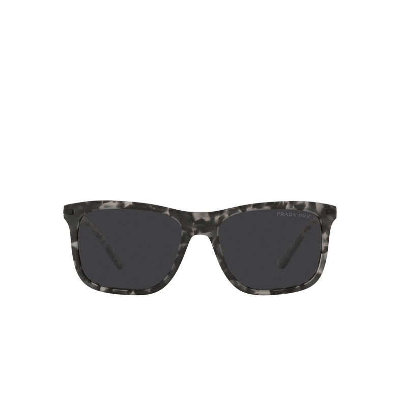 Prada PR 18WS Sunglasses VH308G matte dark grey tortoise - 1/4