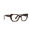 Prada® Irregular Eyeglasses: PR 18WV color Tortoise 2AU1O1 - product thumbnail 2/3.
