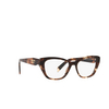 Prada PR 19WV Eyeglasses 07R1O1 caramel tortoise - product thumbnail 2/4