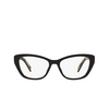 Prada PR 19WV Eyeglasses 1AB1O1 black - product thumbnail 1/4