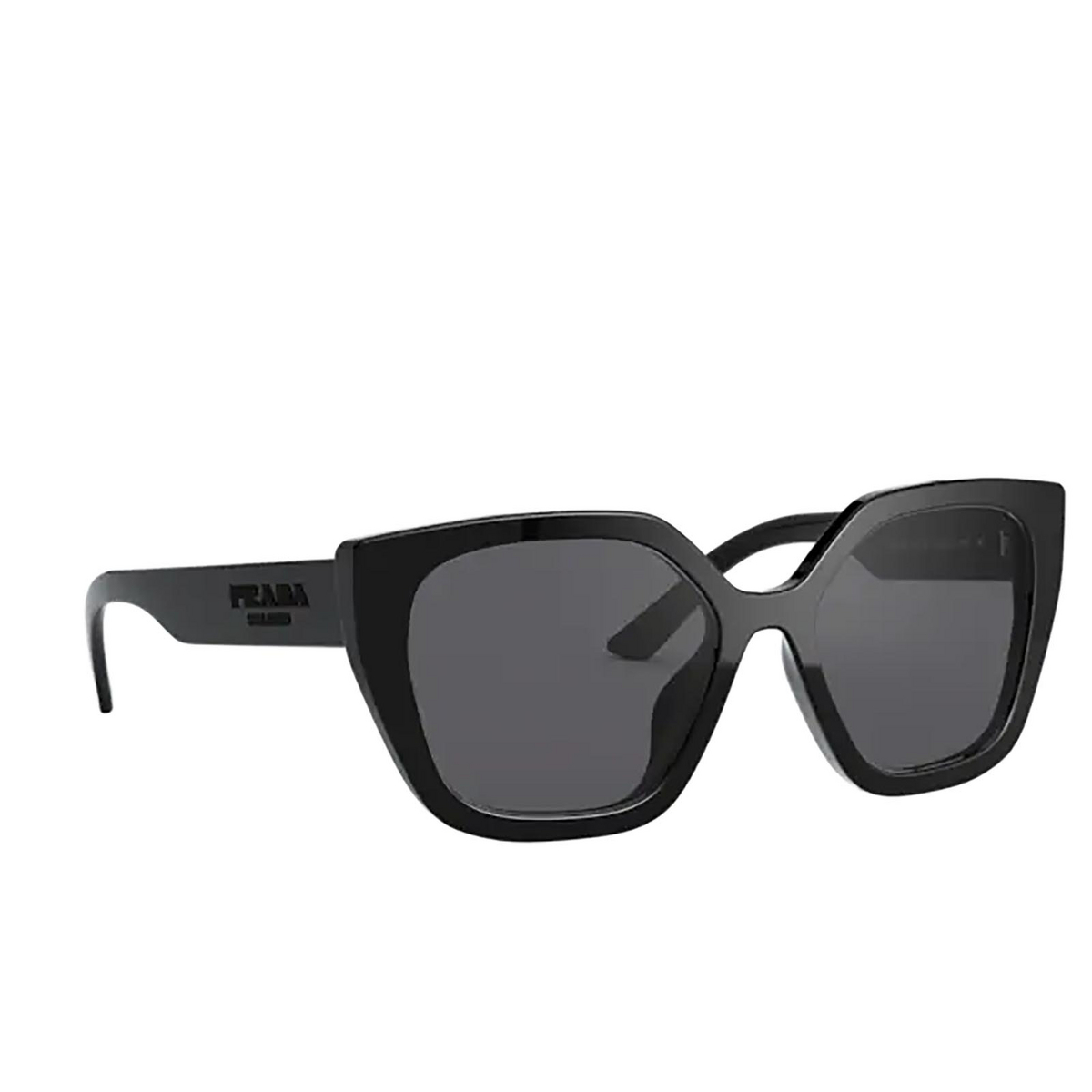 Prada PR 24XS Sunglasses 1AB5Z1 Black - three-quarters view