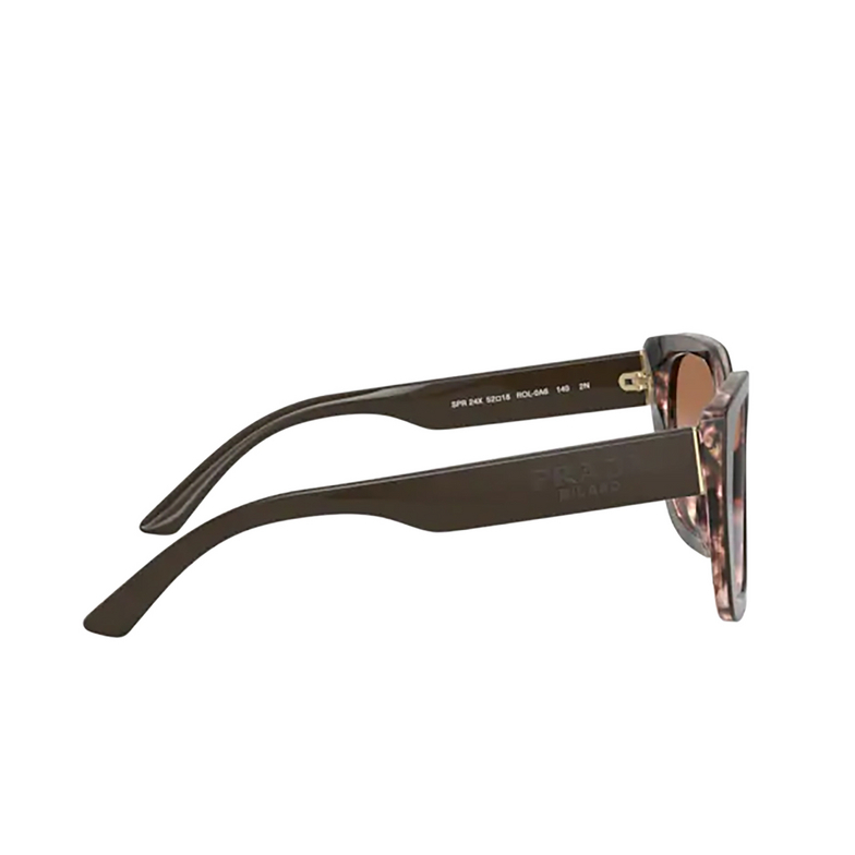 Prada PR 24XS Sunglasses ROL0A6 brown / spotted pink - 2/3